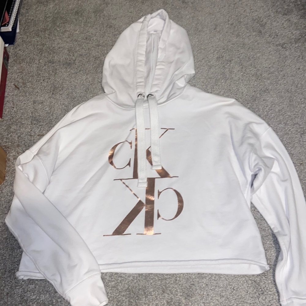 Calvin Klein size small cropped hoodie